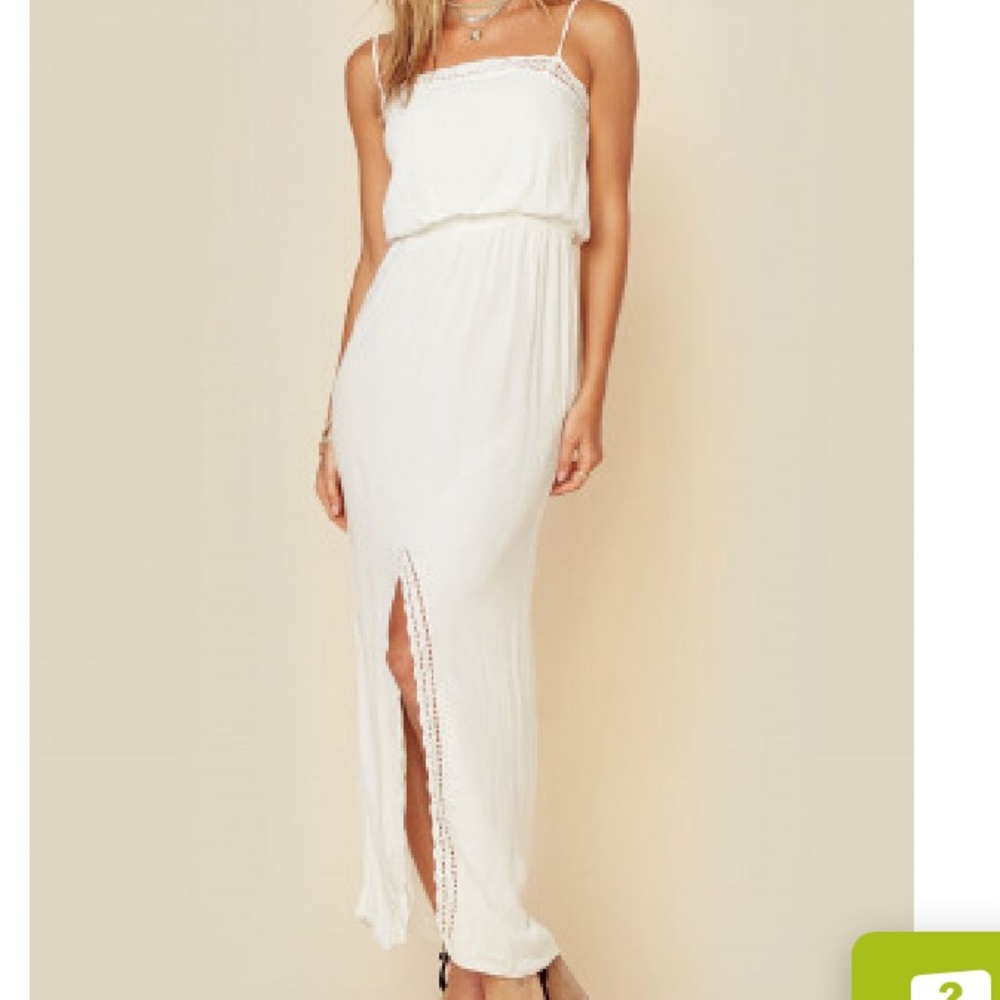 White/Ivory Indah maxi dress from Planet Blue